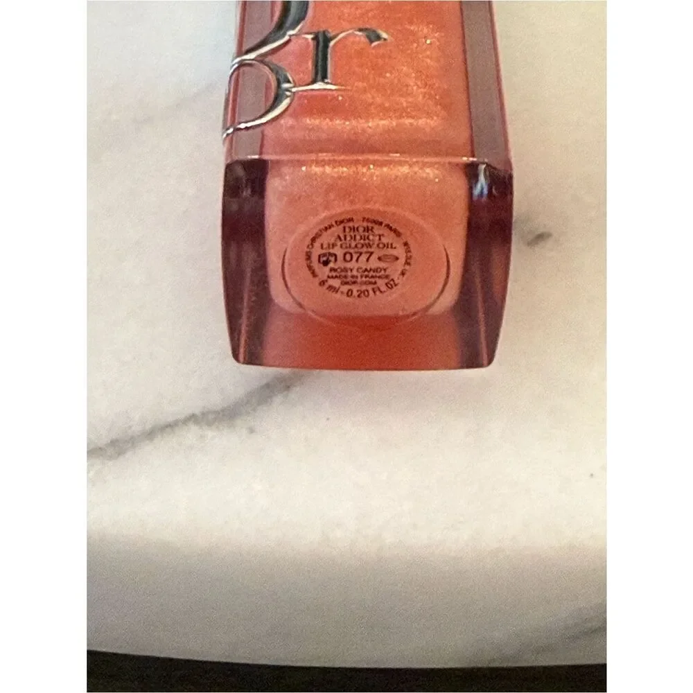 DIOR Lip Glow Oil Hydrating High-Shine Gloss in Rosy Candy